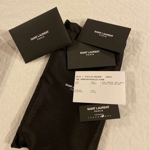 Saint Laurent red wallet - SOLD - Picture 10 of 11